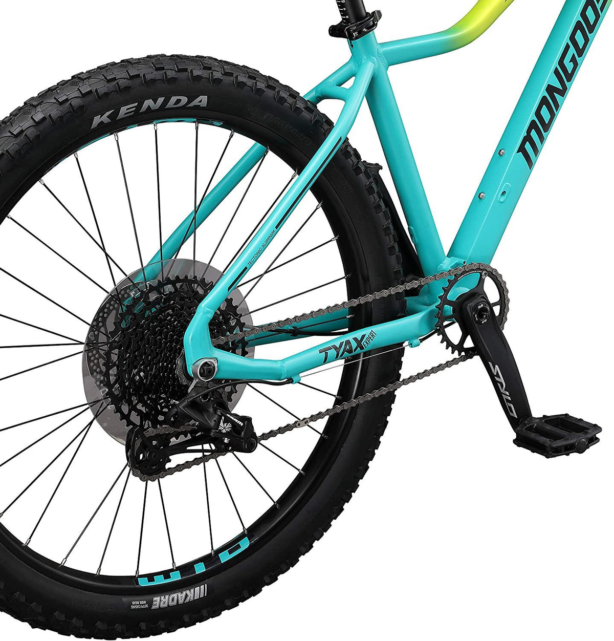 Mongoose Tyax Comp, Sport, and  Adult Mountain Bike, 27.5-29-Inch Wheels, Tectonic T2 Aluminum Frame, Rigid Hardtail, Hydraulic Disc Brakes, Multiple Colors