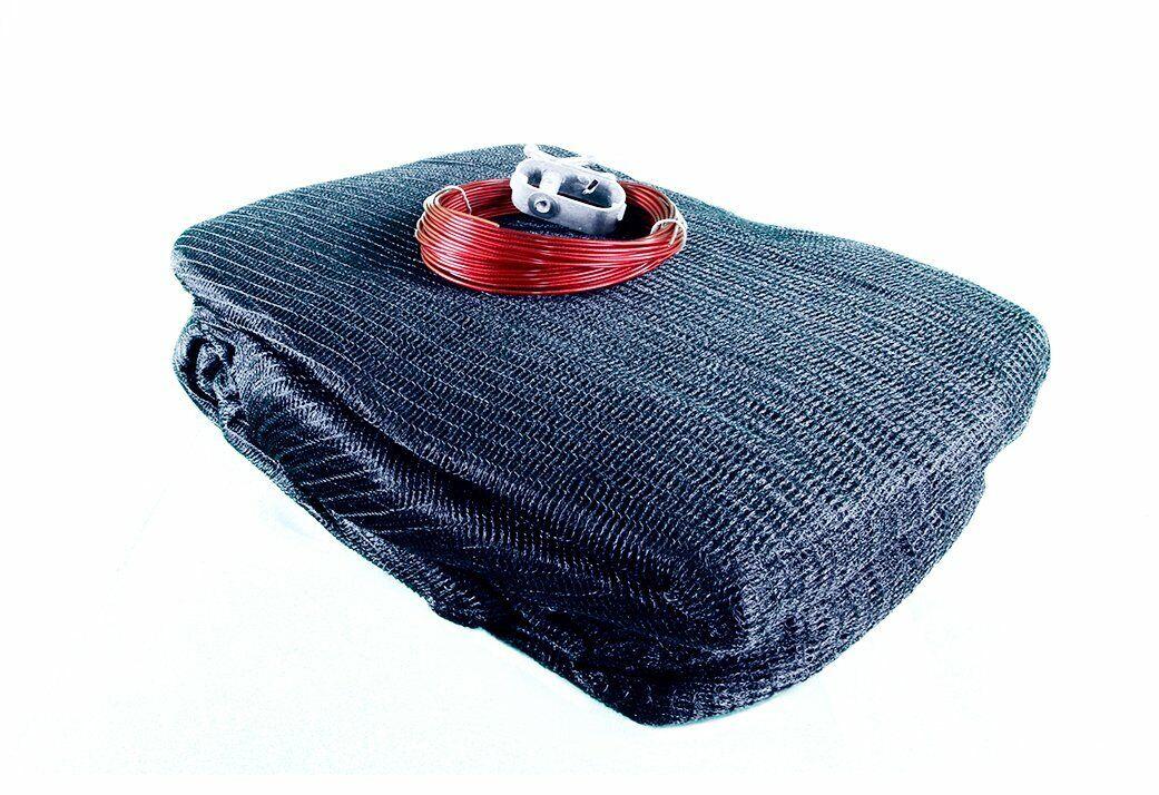 round leaf net and round supreme plus tan winter cover bundle (various sizes)