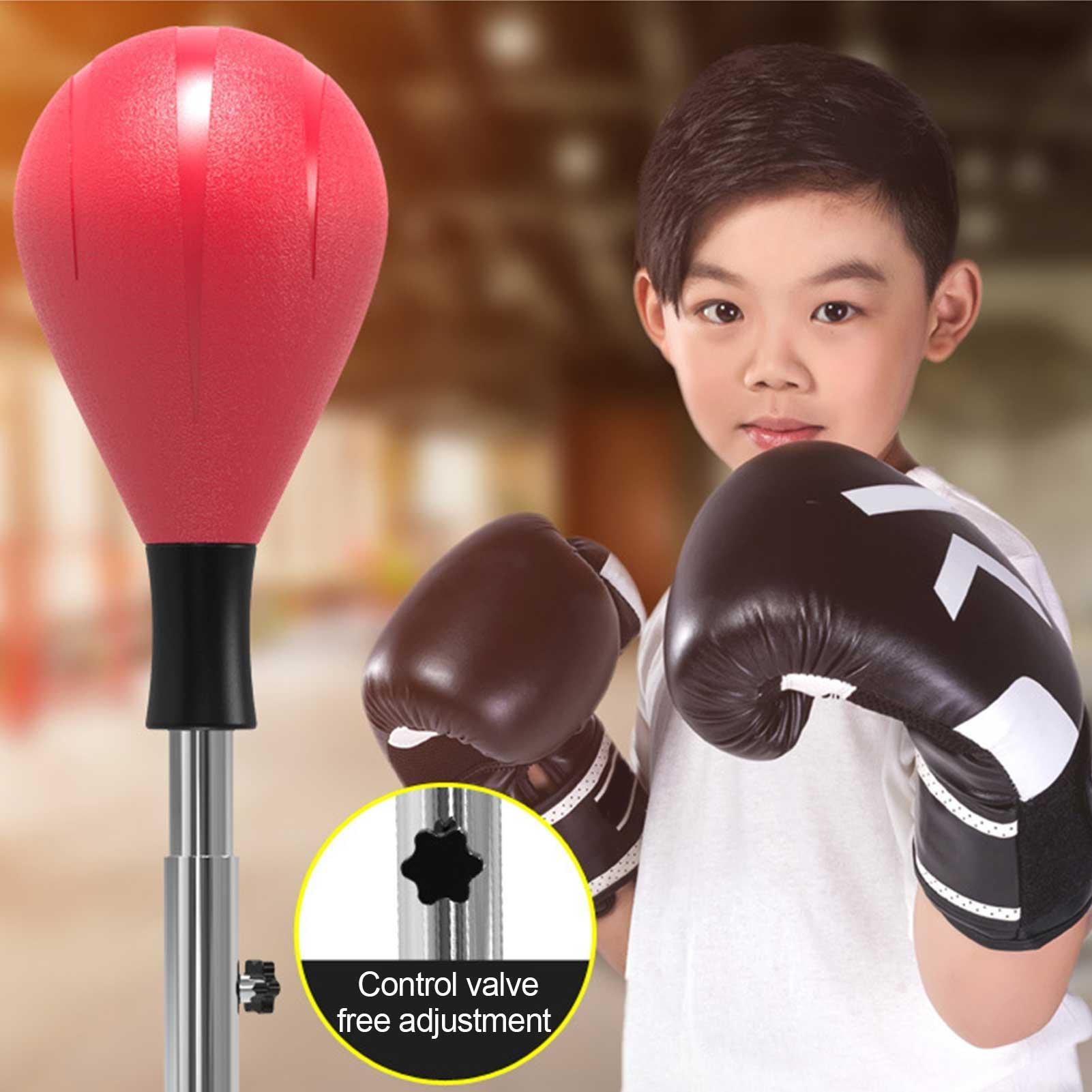 Reflex Bag Adjustable Height Standing Speed Punching Bag