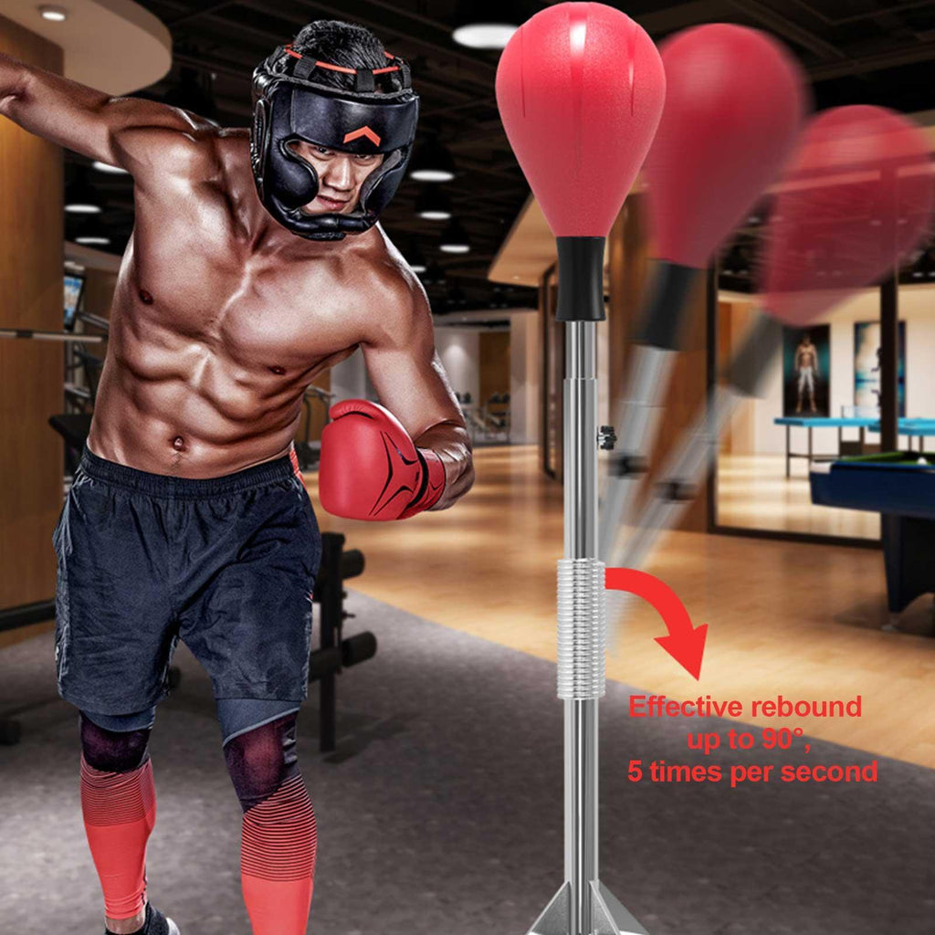 Reflex Bag Adjustable Height Standing Speed Punching Bag