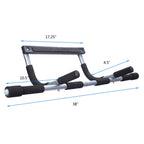 Linen Purity Door Pull-Ups Assistant Horizontal Bar, Household Adjustable Doorway Pull Up Bar Home Exercise Bar Upper Body Workout Bar Sit Ups and Dips, Fitness Gym Power Fitness Equipment