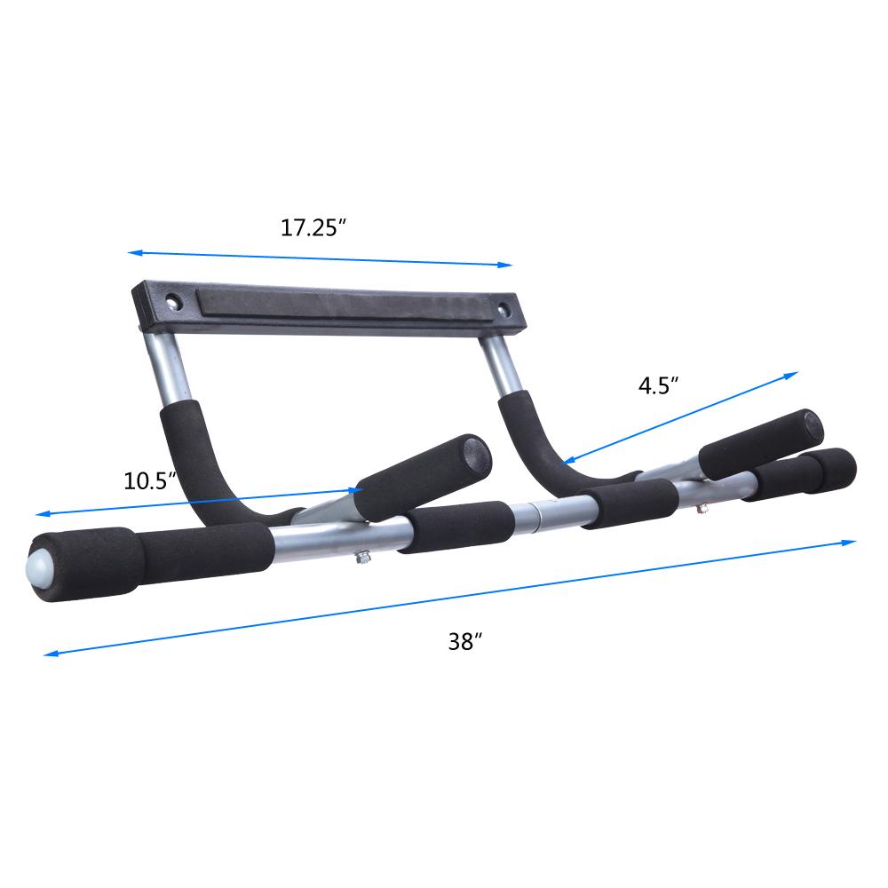 Linen Purity Door Pull-Ups Assistant Horizontal Bar, Household Adjustable Doorway Pull Up Bar Home Exercise Bar Upper Body Workout Bar Sit Ups and Dips, Fitness Gym Power Fitness Equipment