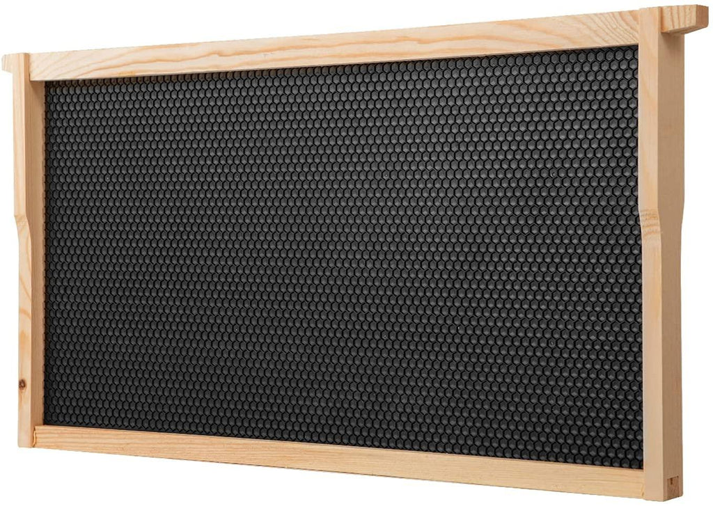 happybuy bee hive 20 frame beehive box 10 deep and 10 medium frames langstroth wooden beehive kit for beginners and pro beekeepers