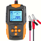 12V/24V Automotive Battery & Alternator Tester - Digital Analyzer for Cran& Charging Systems - Test Ran3Ah - 200Ah