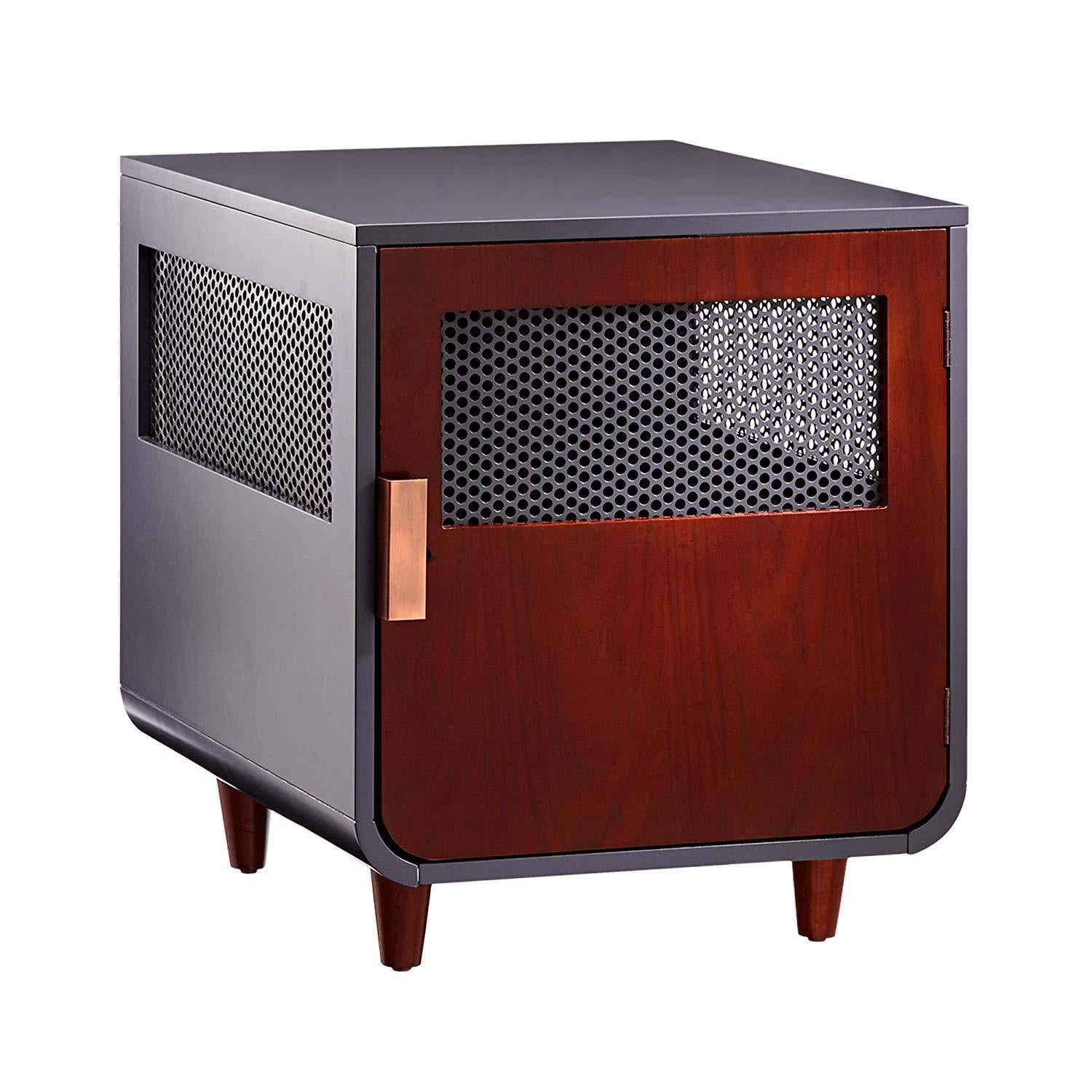 Staart - Radius Wooden Dog Crate - Mocha Walnut - Small