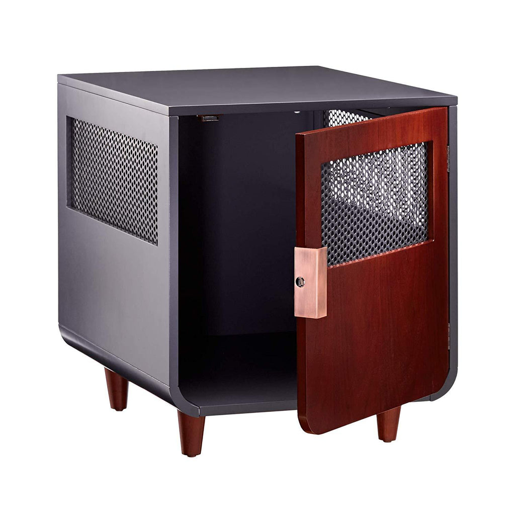 Staart - Radius Wooden Dog Crate - Mocha Walnut - Small