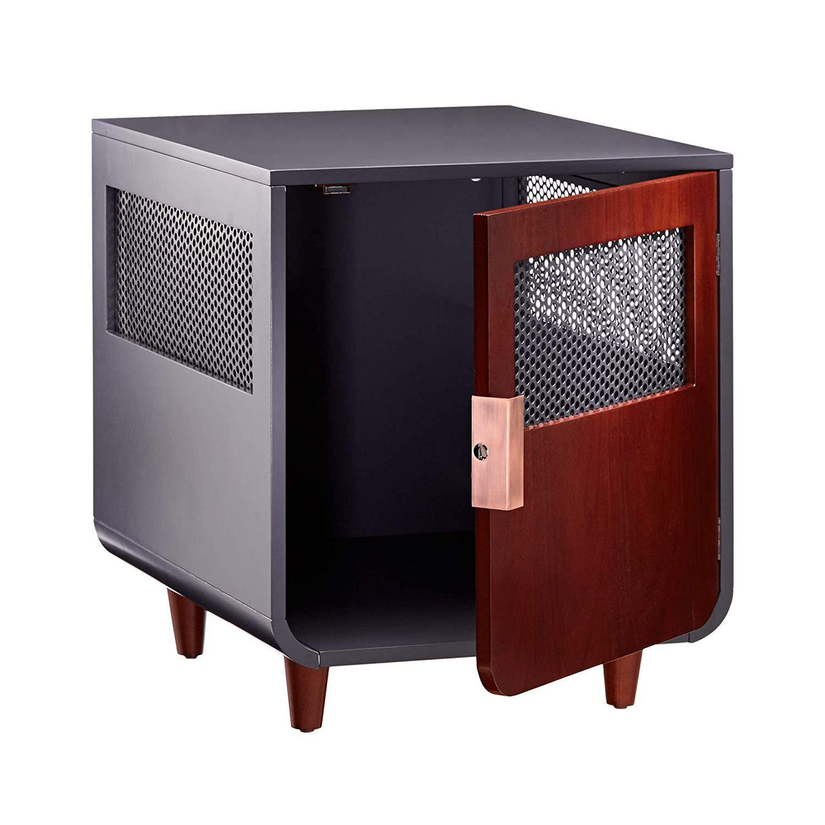 Staart - Radius Wooden Dog Crate - Mocha Walnut - Small