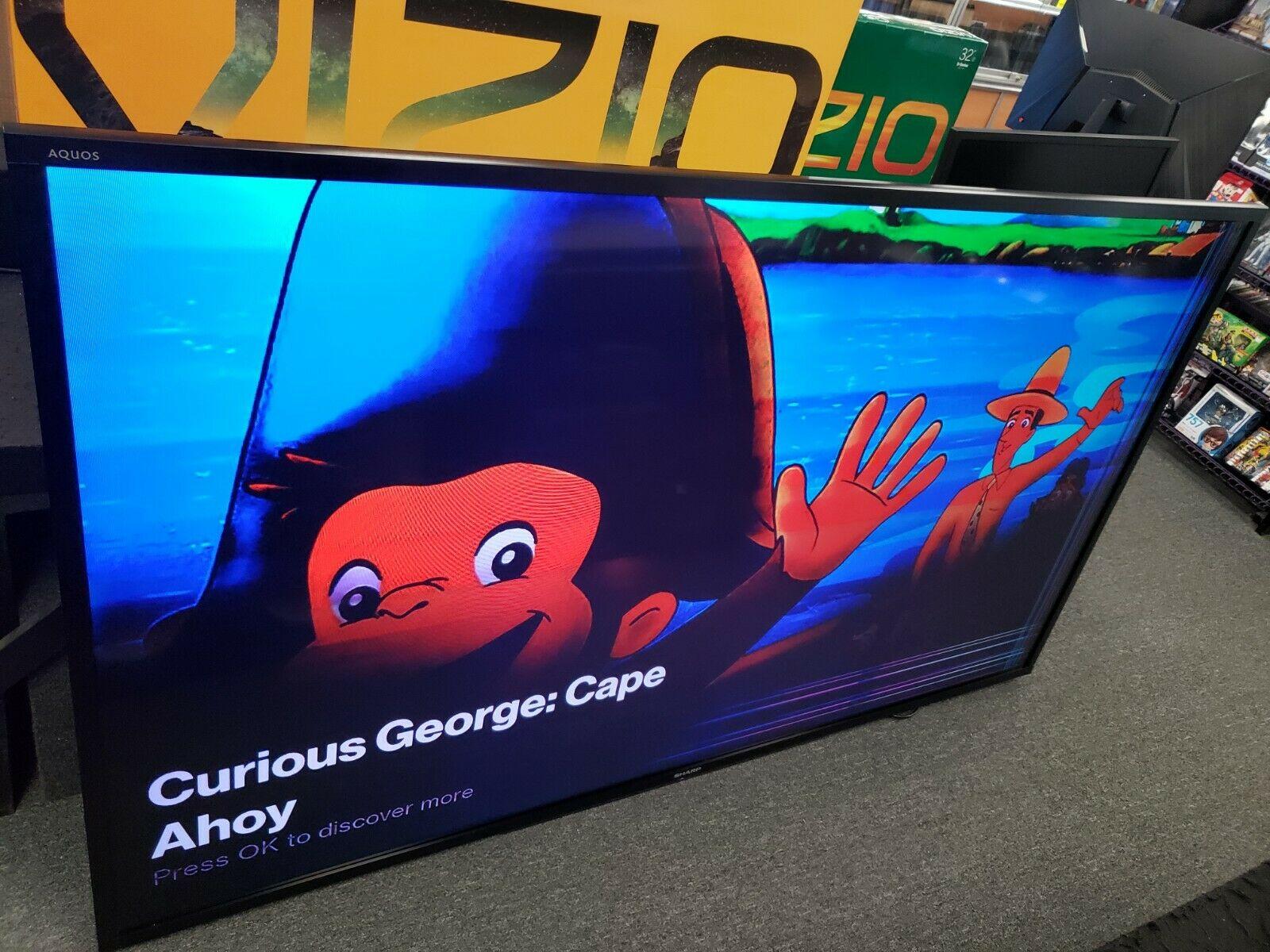 sharp aquos lc-90le657u 90" 1080p liquid crystal tv - for parts or repair only