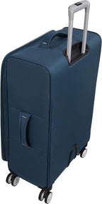 Filament 3 Piece Softside 8 Wheel Expandable Spinner Set, Moroccan Blue/Dress Blues, 3 Pc