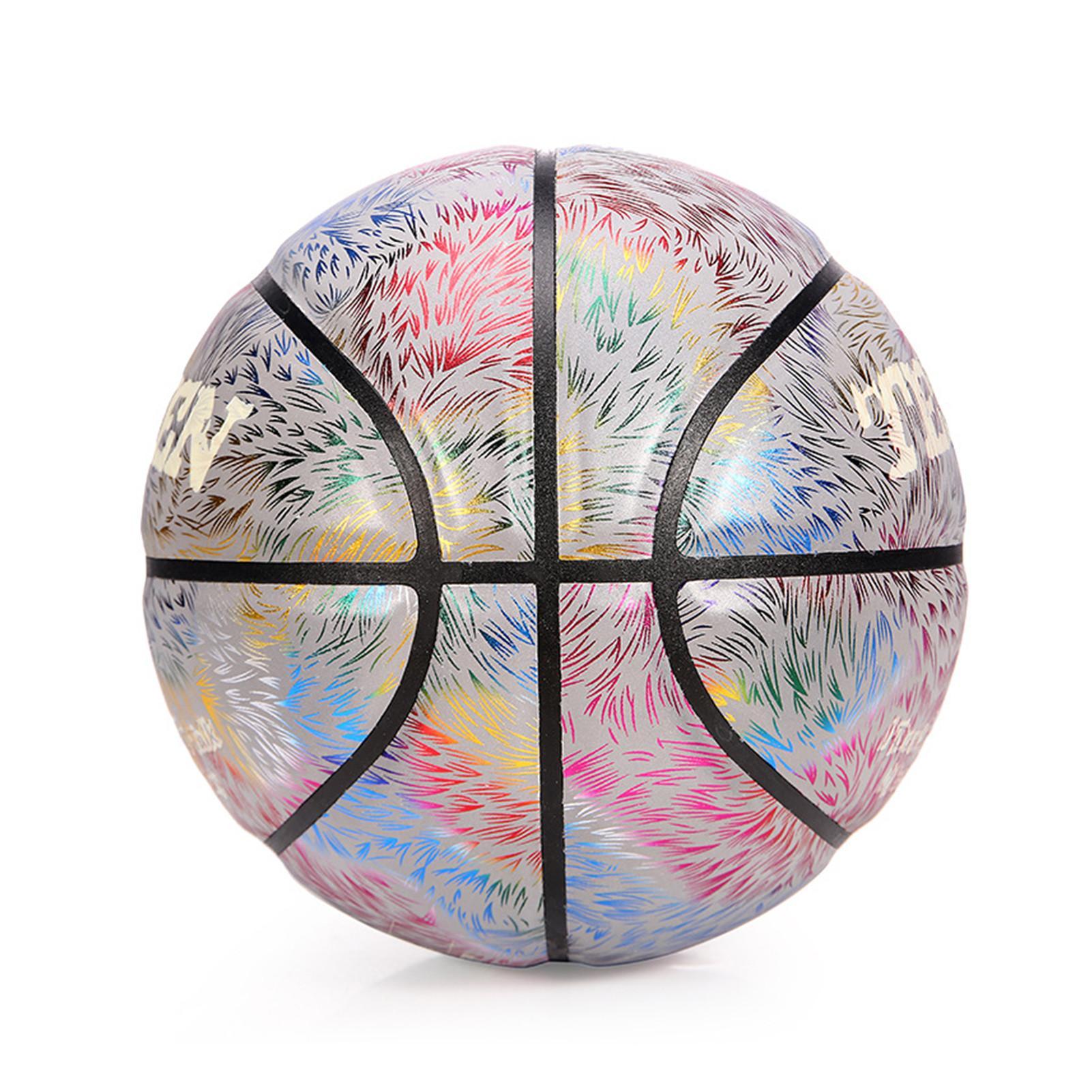 Lacyie Reflective Ball Night Glowing Basketball For Gifts n