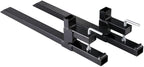 letra 43 inch clamp on pallet forks 1500lbs heavy duty pallet forks for loader bucket skid steer tractor