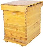 taidda- honey beehive box cedar wood 10 frame beekeeping box kit insect proof durable beehive brood box for beekeeping beekeepers use moistureproof and insect proof