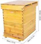 taidda- honey beehive box cedar wood 10 frame beekeeping box kit insect proof durable beehive brood box for beekeeping beekeepers use moistureproof and insect proof