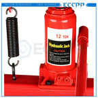 ECCPP Hydraulic Shop Press 12-Ton Bench Top Mount with Plates H Frame Jack Stand