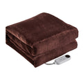 Huasheng Electric Blanket Adjustable Temperature Fast Heating-up Plush Heating Flannel Throw Blanket Bedroom Bedding for Cold Weather