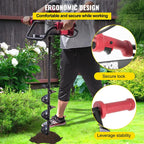 vevor electric post hole digger, 1500 w 1.6 hp electric auger powerhead, 39'' electric earth digger, compatible with earth auger bit or ice bit, for post hole digging, drilling, tree planting