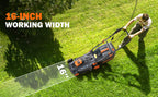 13Amp 16" Lawn Mower, 98% Collection, 13.2-Gallon Bag, 5-Position Height Adjustment, 3-Step  Vertical Fold Storage, 2-in-1 Mulching &amp; Bagging, Corded Lawn Mower for Your Garden