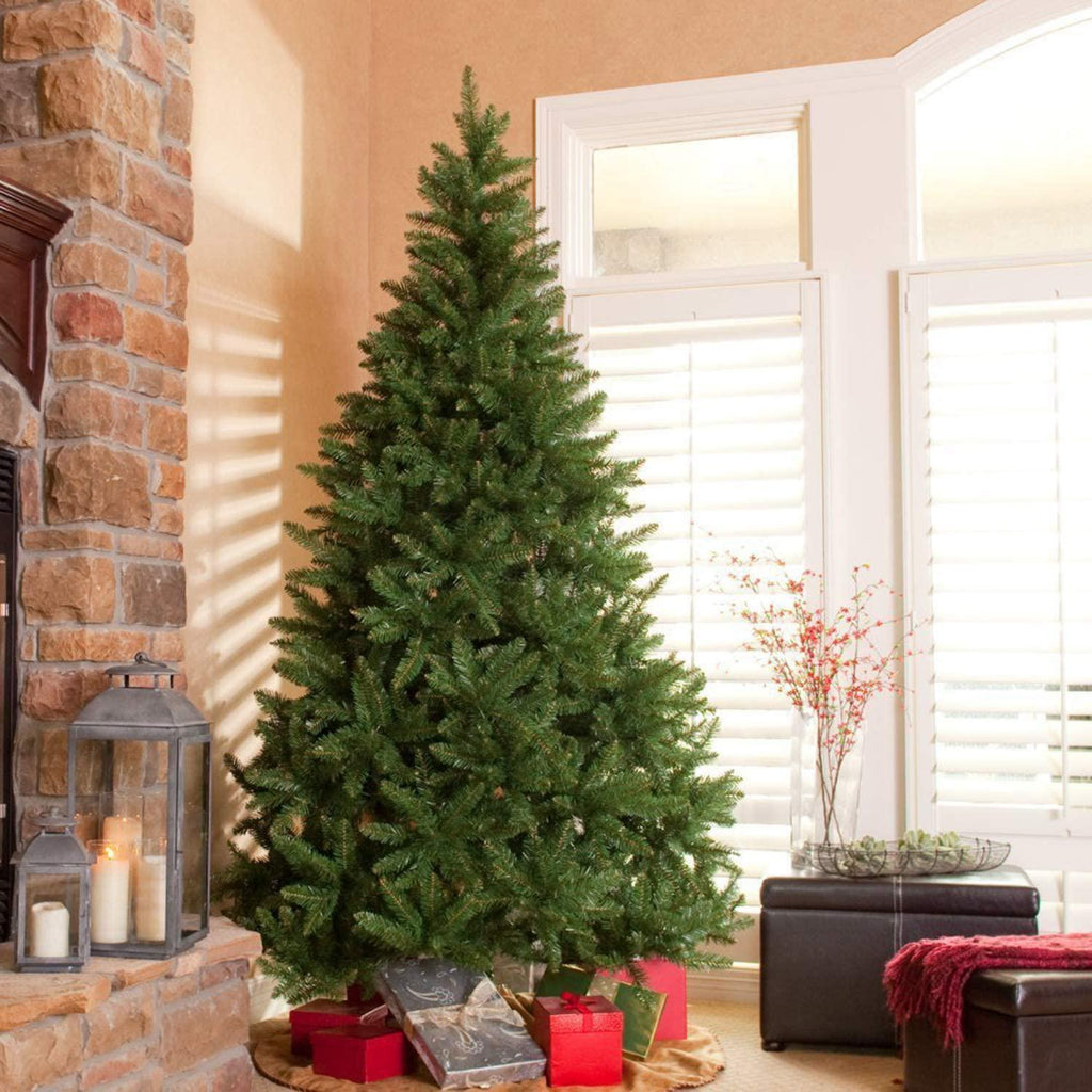 Hykolity 6.5 ft Prelit Christmas Tree, Artificial Christmas Tree with 350 Warm W