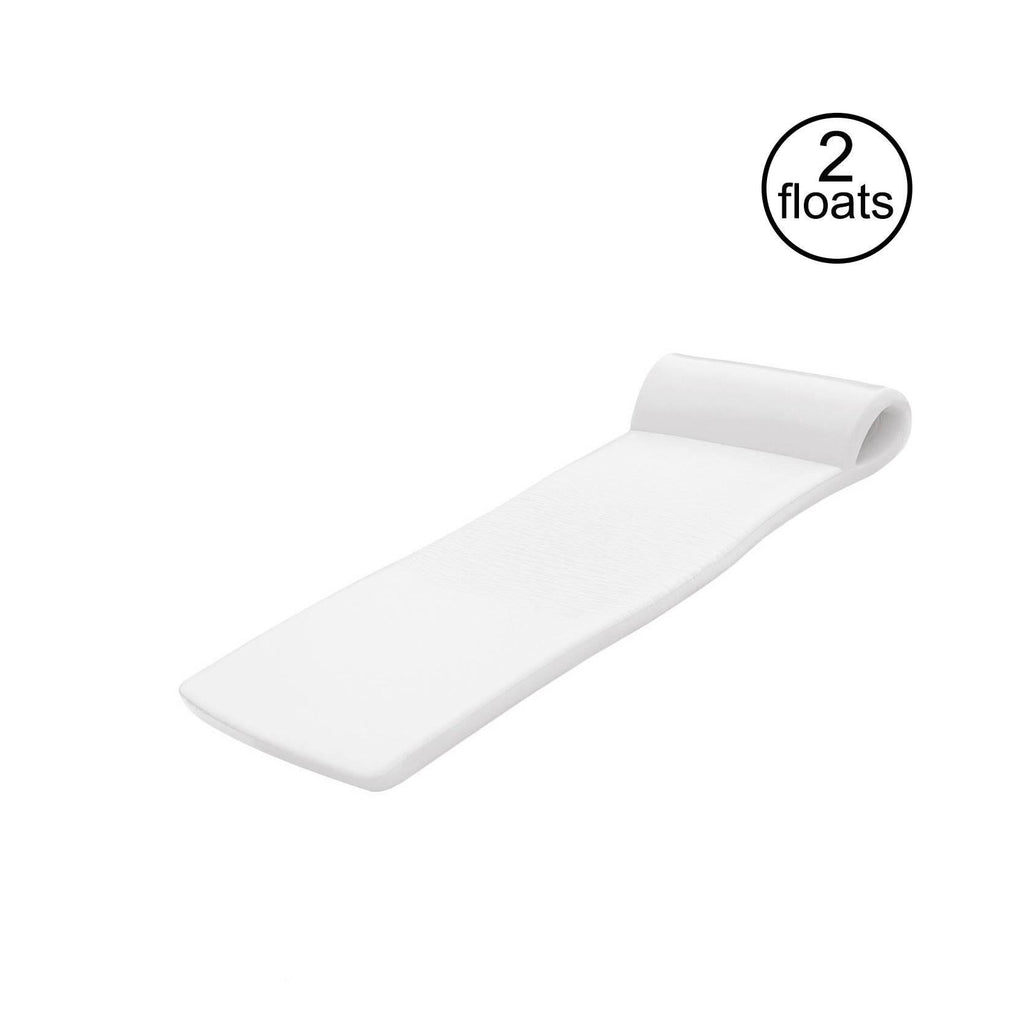 TRC Recreation Sunsation 70 Inch Thick Foam Raft Lounger Mat Pool Float (2 Pack)