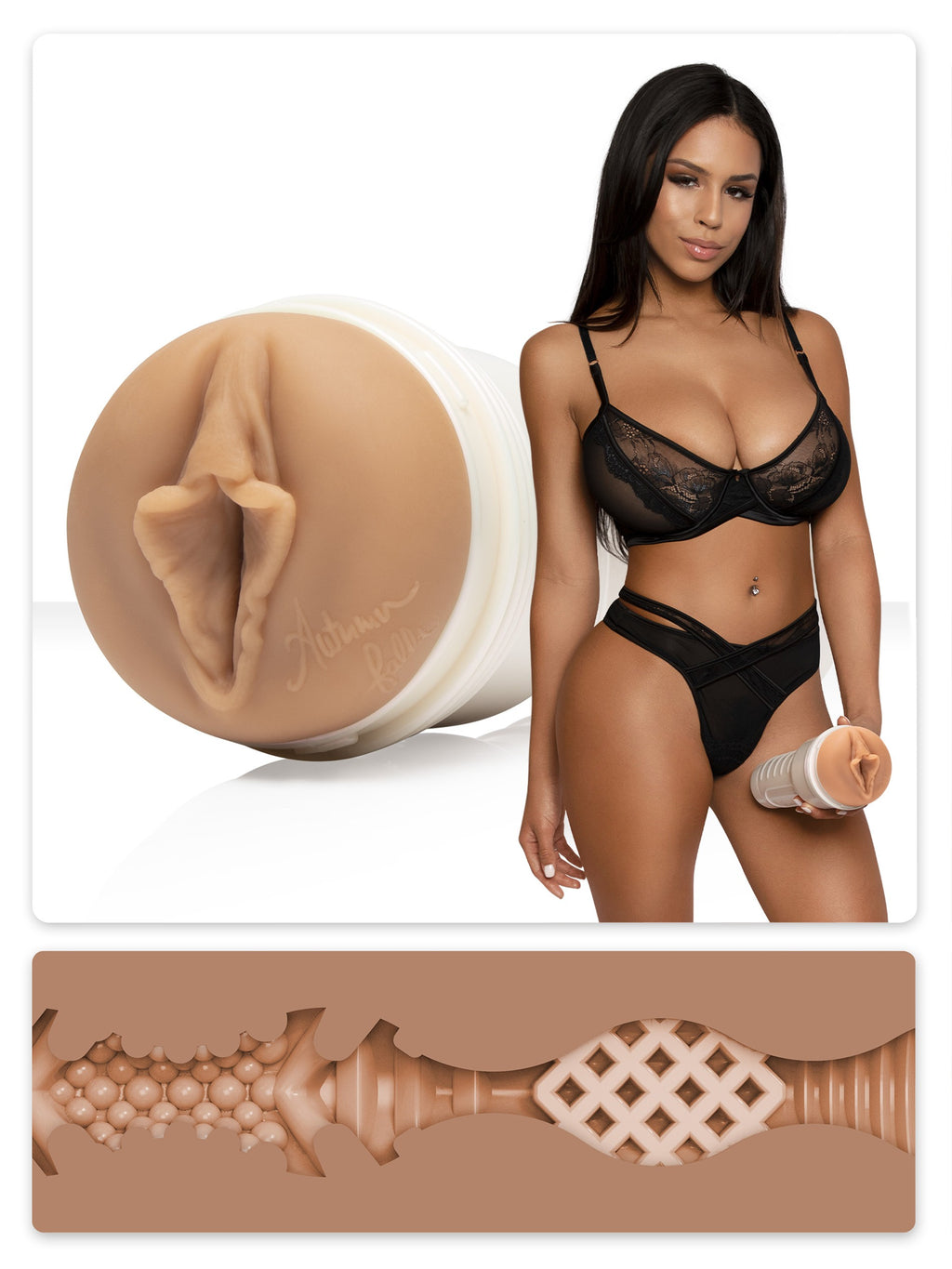 Fleshlight Autumn Falls Cream Texture, Flesh Tan