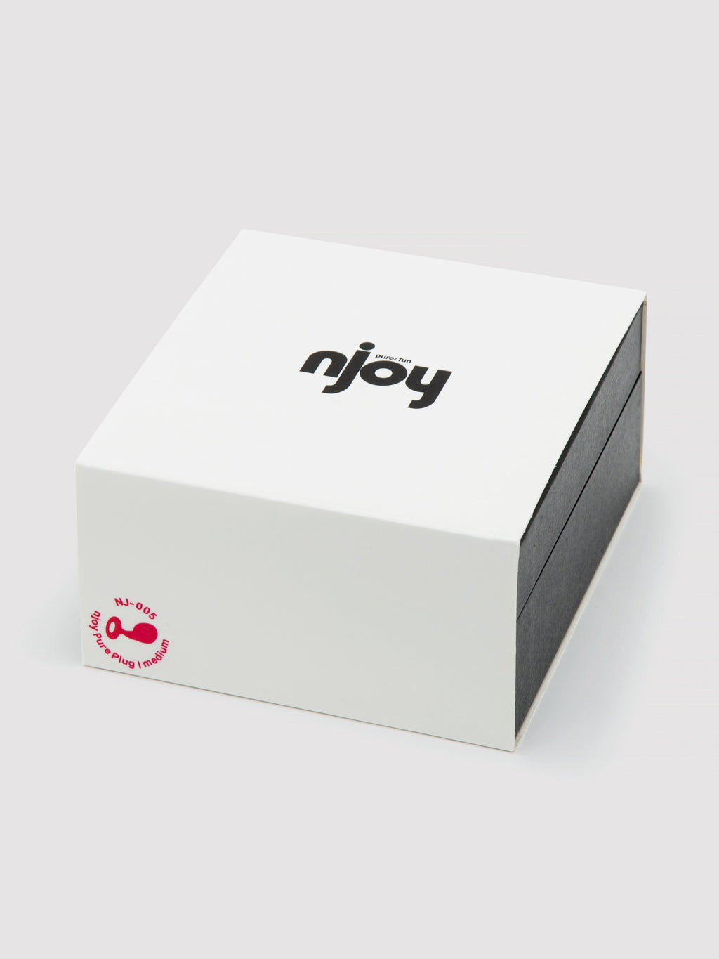 njoy Pure Plug Medium Stainless Steel Butt Plug, Silver