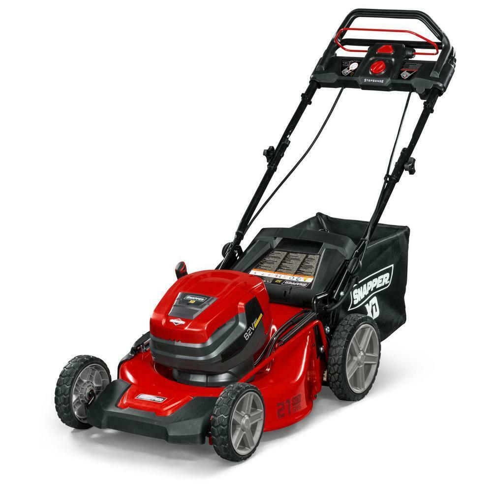 Walk Behind Self Propelled Mower Batteries Charger 21 in. 82-V Cordless