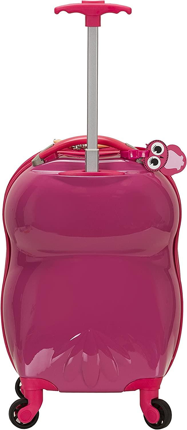 Jr. Kids' My First Hardside Spinner Luggage, Owl, Carry-On 19-Inch