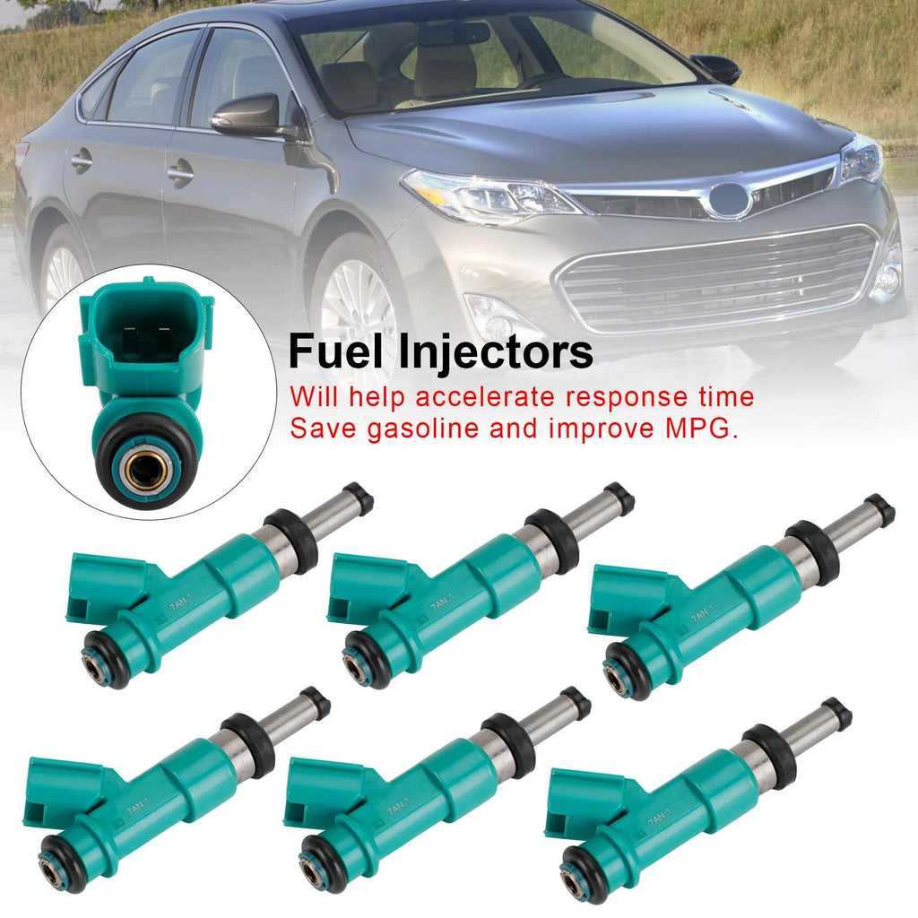 Fuel Injectors 232090P010 2320931090 232500P010 FJ1084 Fit 2012-2023 Toyota Camry 2.5L I4/3.5L V6 Generic