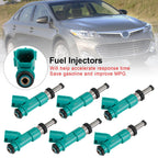 Fuel Injectors 232090P010 2320931090 232500P010 FJ1084 Fit 2012-2023 Toyota Camry 2.5L I4/3.5L V6 Generic