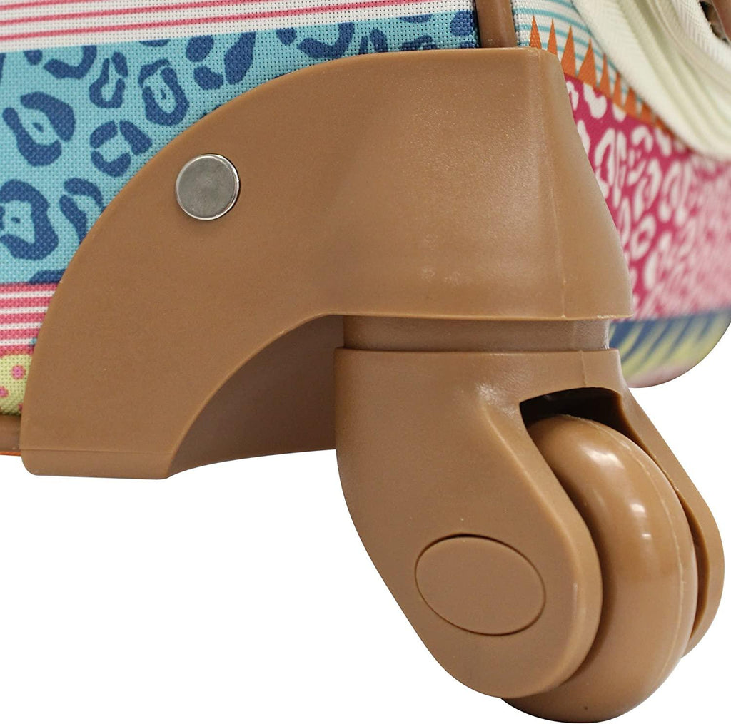 Midsize 24" Expandable  Pattern Luggage With Spinner Wheels (24in, On the Prowl)