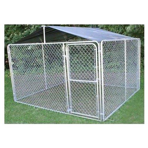 Stephens Pipe &amp; Steel Dkr10100 Solid Kennel Roof Kit, 10' x 10, Just Shade Cover