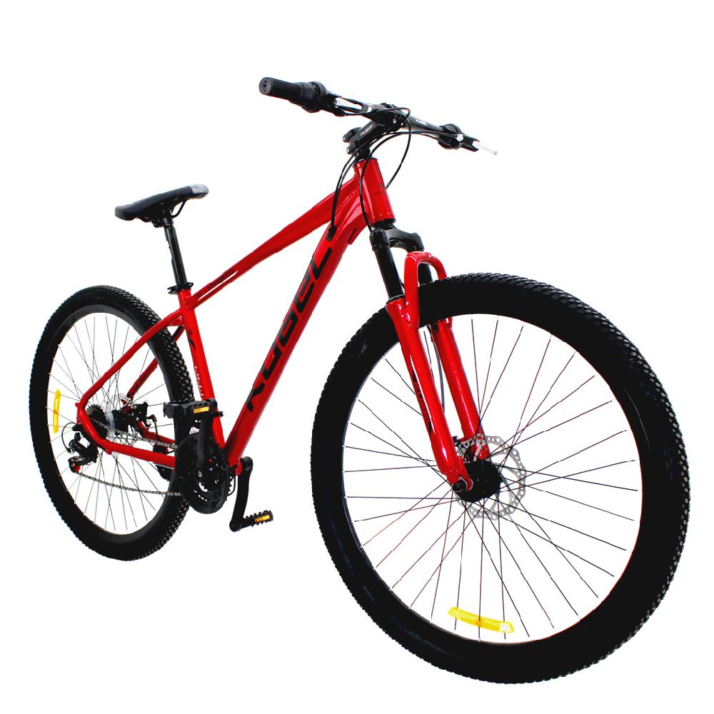 Wuudi Pro Mountain Bike 29” Wheels 21 Speed Bike 85% Assembled Easy Riding Mountain Bike for Men Women Red