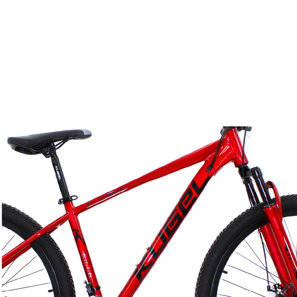 Wuudi Pro Mountain Bike 29” Wheels 21 Speed Bike 85% Assembled Easy Riding Mountain Bike for Men Women Red