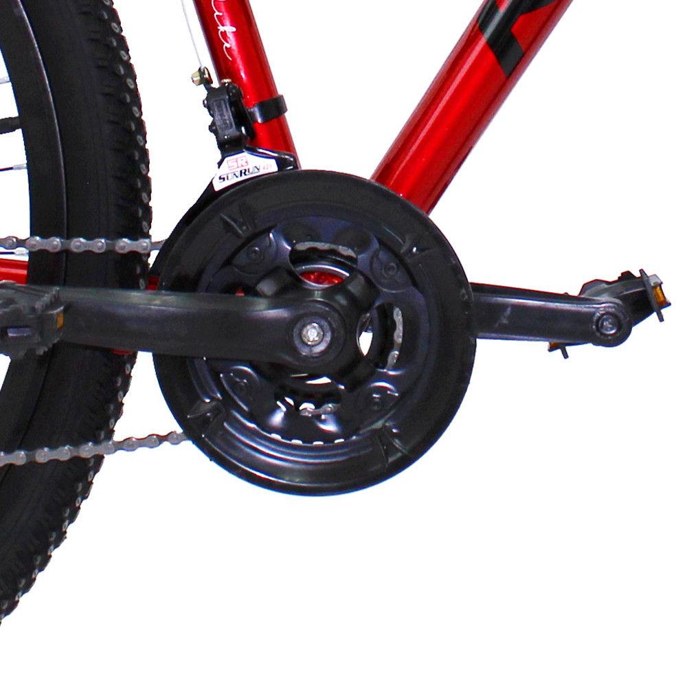 Wuudi Pro Mountain Bike 29” Wheels 21 Speed Bike 85% Assembled Easy Riding Mountain Bike for Men Women Red