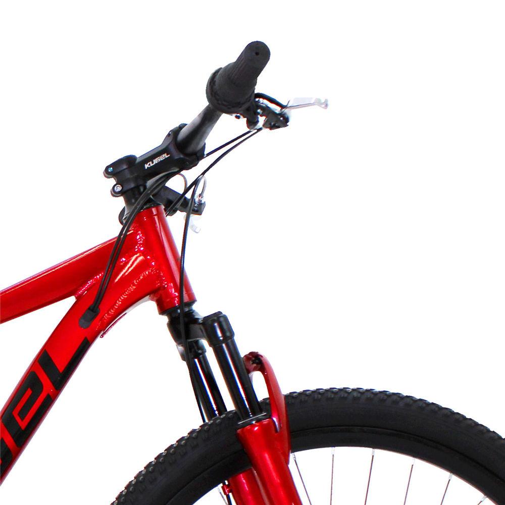 Wuudi Pro Mountain Bike 29” Wheels 21 Speed Bike 85% Assembled Easy Riding Mountain Bike for Men Women Red