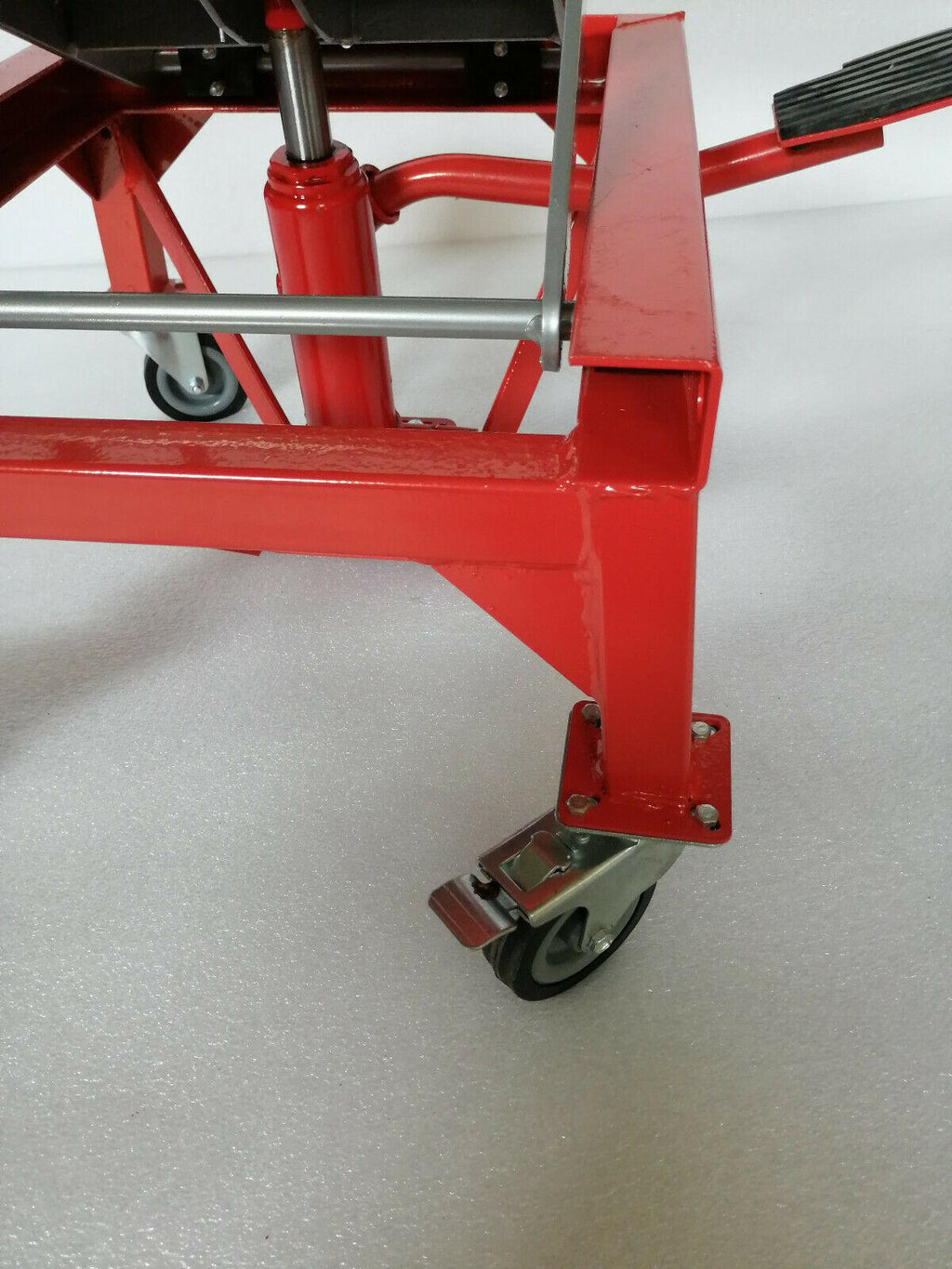 300lb Motorcycle Hydraulic Scissor Floor Jack Lift Hoist Center Lift Repaird
