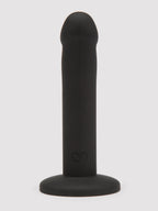 Lovehoney Curved Silicone Suction Cup Dildo 5.5 Inch, Black