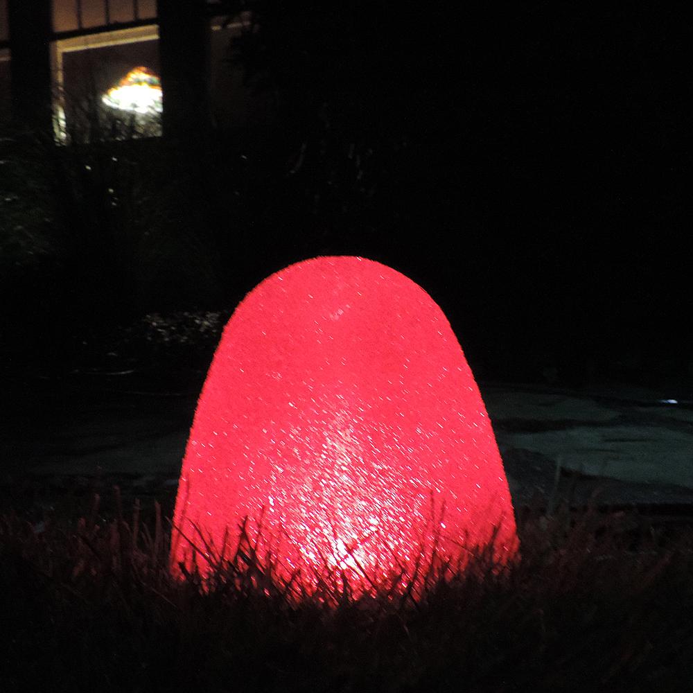 Set of 10 - 8" Tall Sugar Coated LED Gumdrop Christmas Pathway Lights - A/C Powered