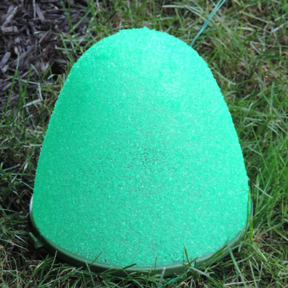 Set of 10 - 8" Tall Sugar Coated LED Gumdrop Christmas Pathway Lights - A/C Powered