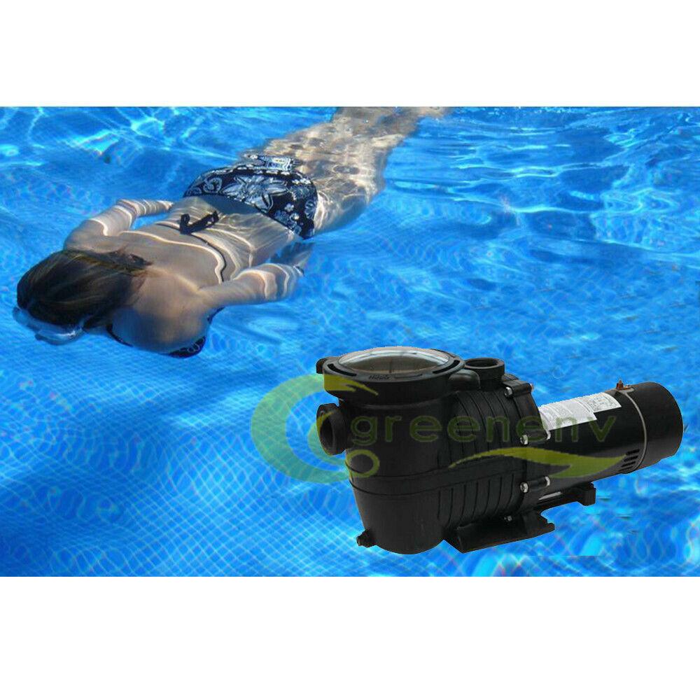 1.5hp 230v 2-speed high-flo inground swimming pool pump strainer energy saving