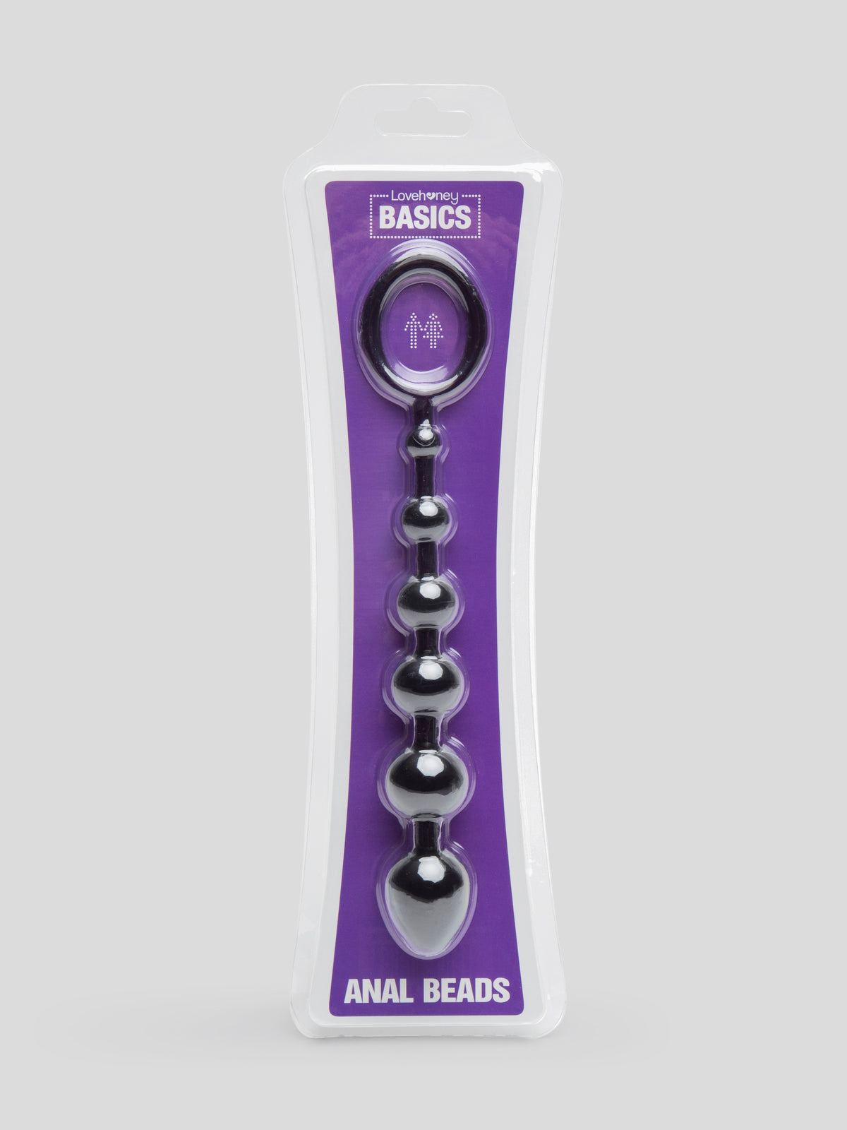BASICS Anal Beads 6.5 Inch, Purple