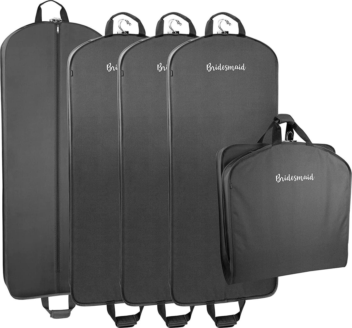 Deluxe Travel Garment Bag, BLACK-5BM1, 60-Inch
