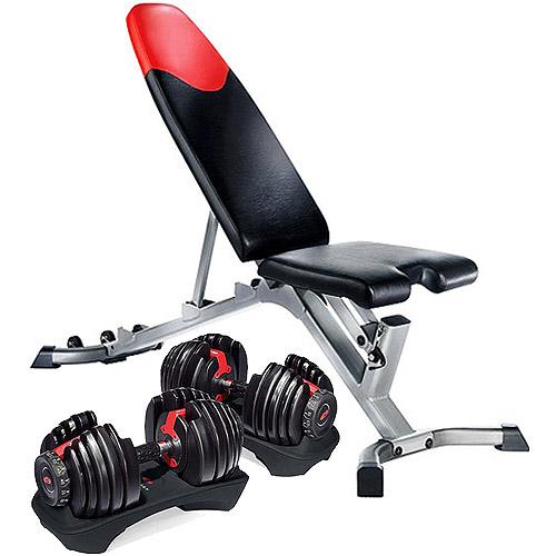 Bowflex SelectTech 552 Dumbbells and Bowflex 3.1 Weight Bench Value Bundle
