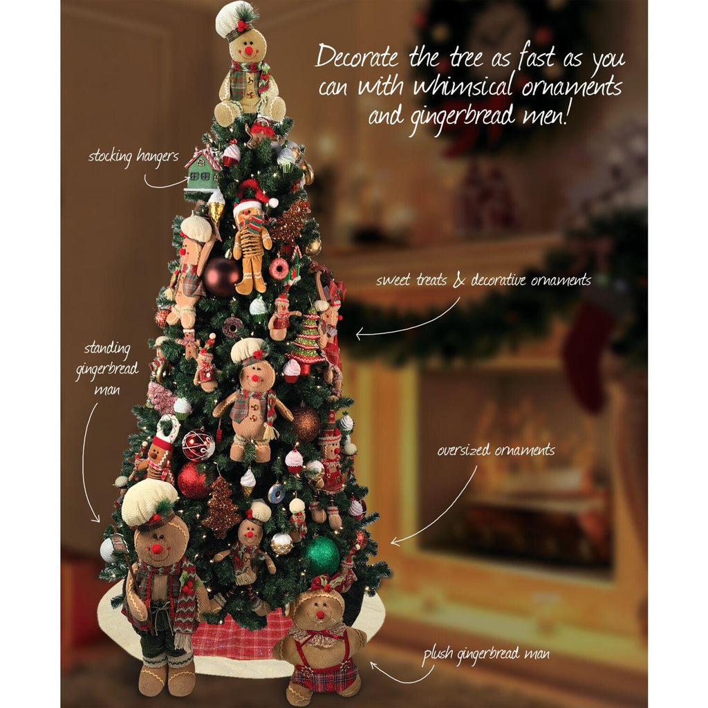 Fraser Hill Farm 152-piece Home for the Holidays Gingerbread Ornament and Decor Set