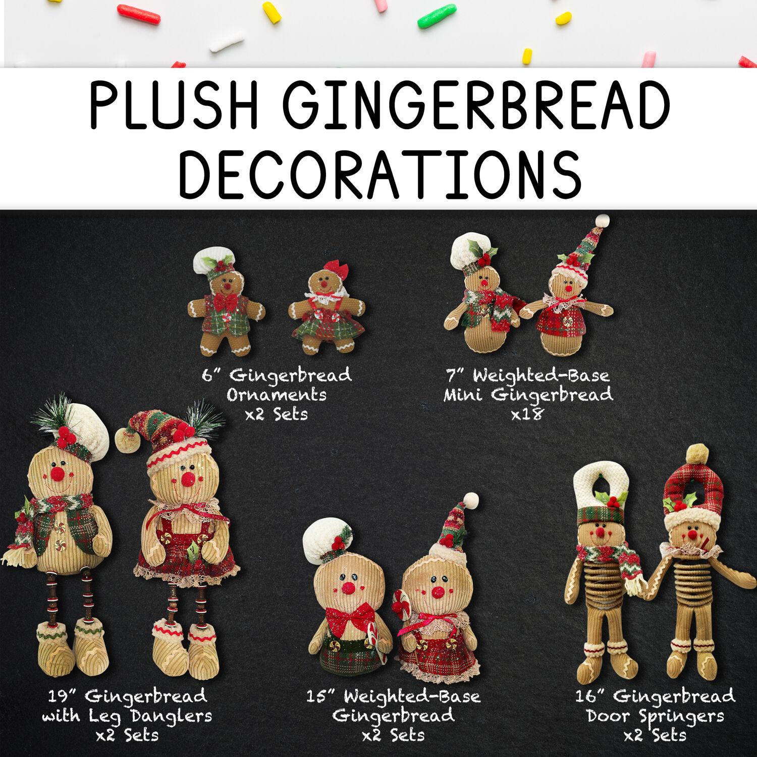 Fraser Hill Farm 152-piece Home for the Holidays Gingerbread Ornament and Decor Set