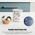 Creami Deluxe NC501C 11 in 1 Ice Cream and Frozen Treat Maker | 11 Programs, Includes 24 Oz Xl Pints and Deluxe Paddle, 800W Motor, Dishwasher-Safe, Bpa-Free