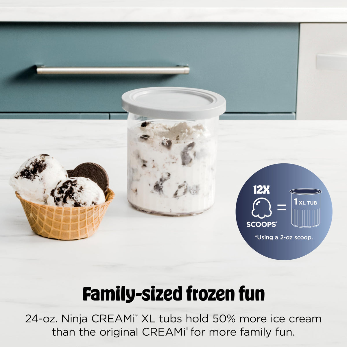Creami Deluxe NC501C 11 in 1 Ice Cream and Frozen Treat Maker | 11 Programs, Includes 24 Oz Xl Pints and Deluxe Paddle, 800W Motor, Dishwasher-Safe, Bpa-Free