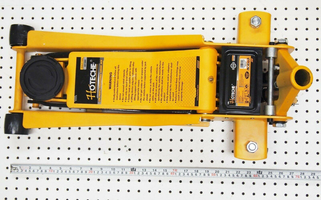 3-1/2 Ton Hydraulic GaraFloor Service Jack Low Profile Double Pump