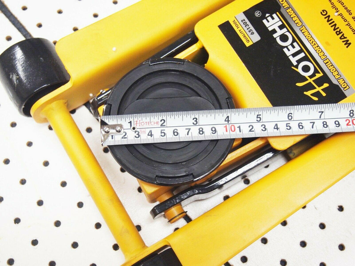 3-1/2 Ton Hydraulic GaraFloor Service Jack Low Profile Double Pump