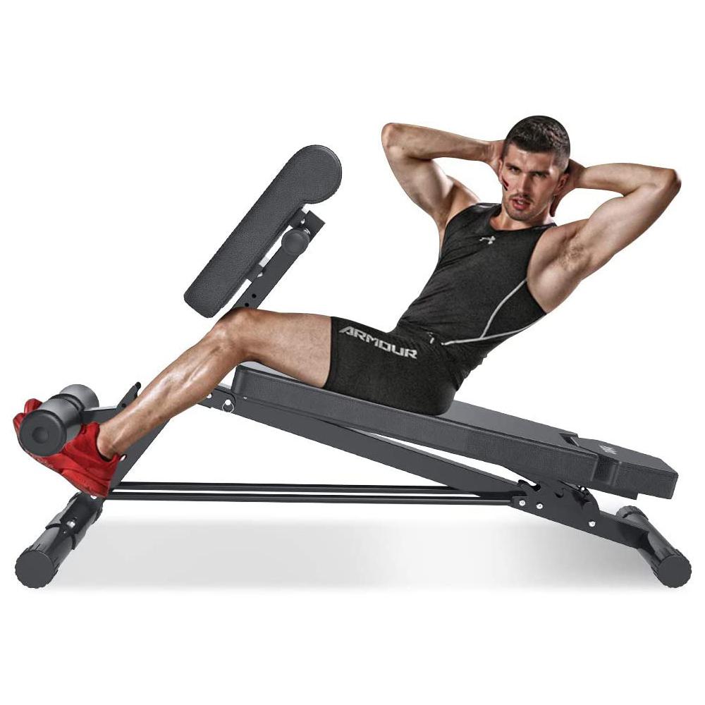 YOLEO Adjustable Weight Bench- 500lbs Utility Bench for Full Body Workout; Multi Purpose Decline Fitness Bench Roman Chair; Sit Up Abs All-In-One Hyper Back Extension Exercise Bench
